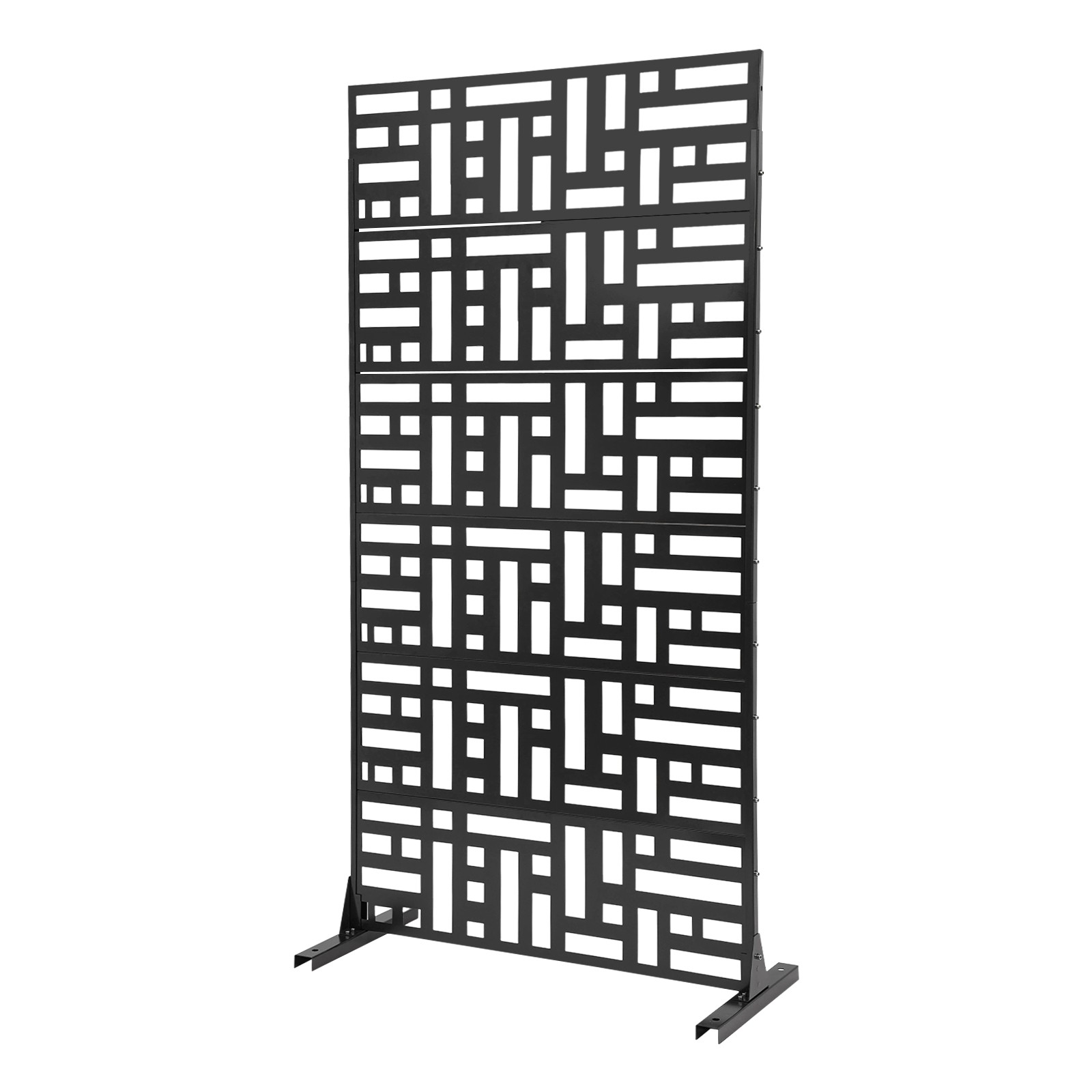 Privacy Screen, Outdoor Freestanding Decorative Divider for Patio 35.5*72 in