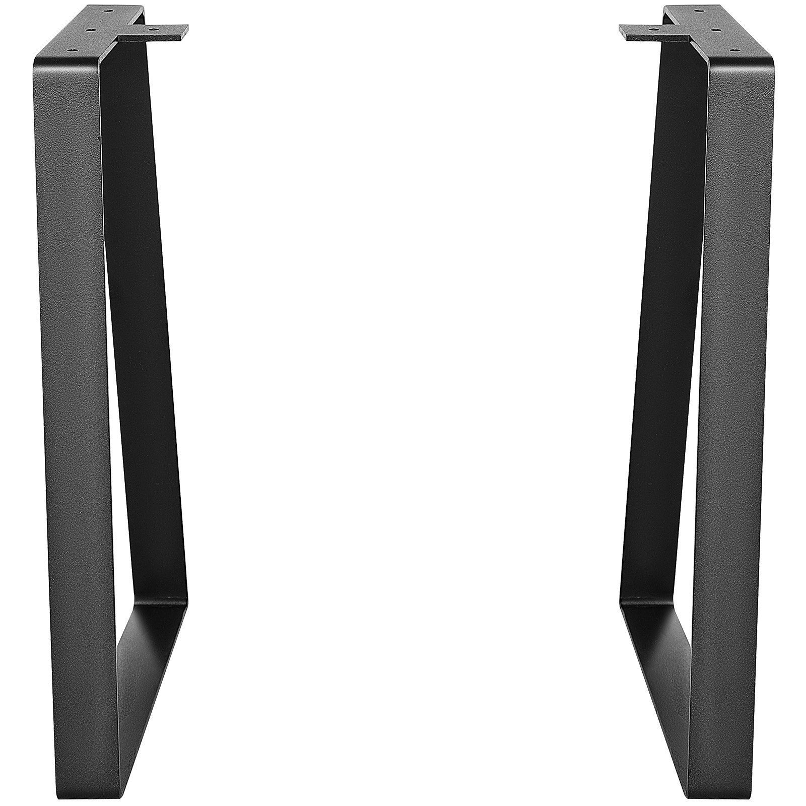 Black Powder Coated 16in Steel Legs 400lb Capacity Table Support