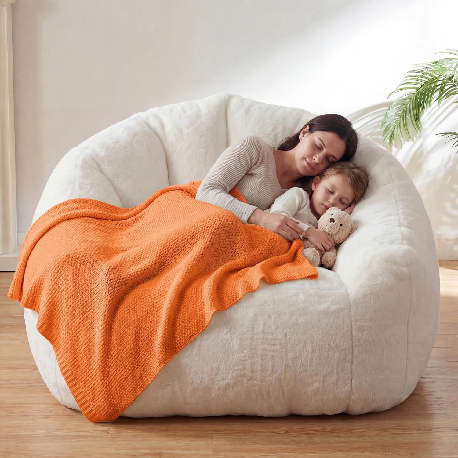 Max Giant Bean Bag Chair Oversized Bean Bag Sofa Adults & Teens Ultra-Soft Comfy