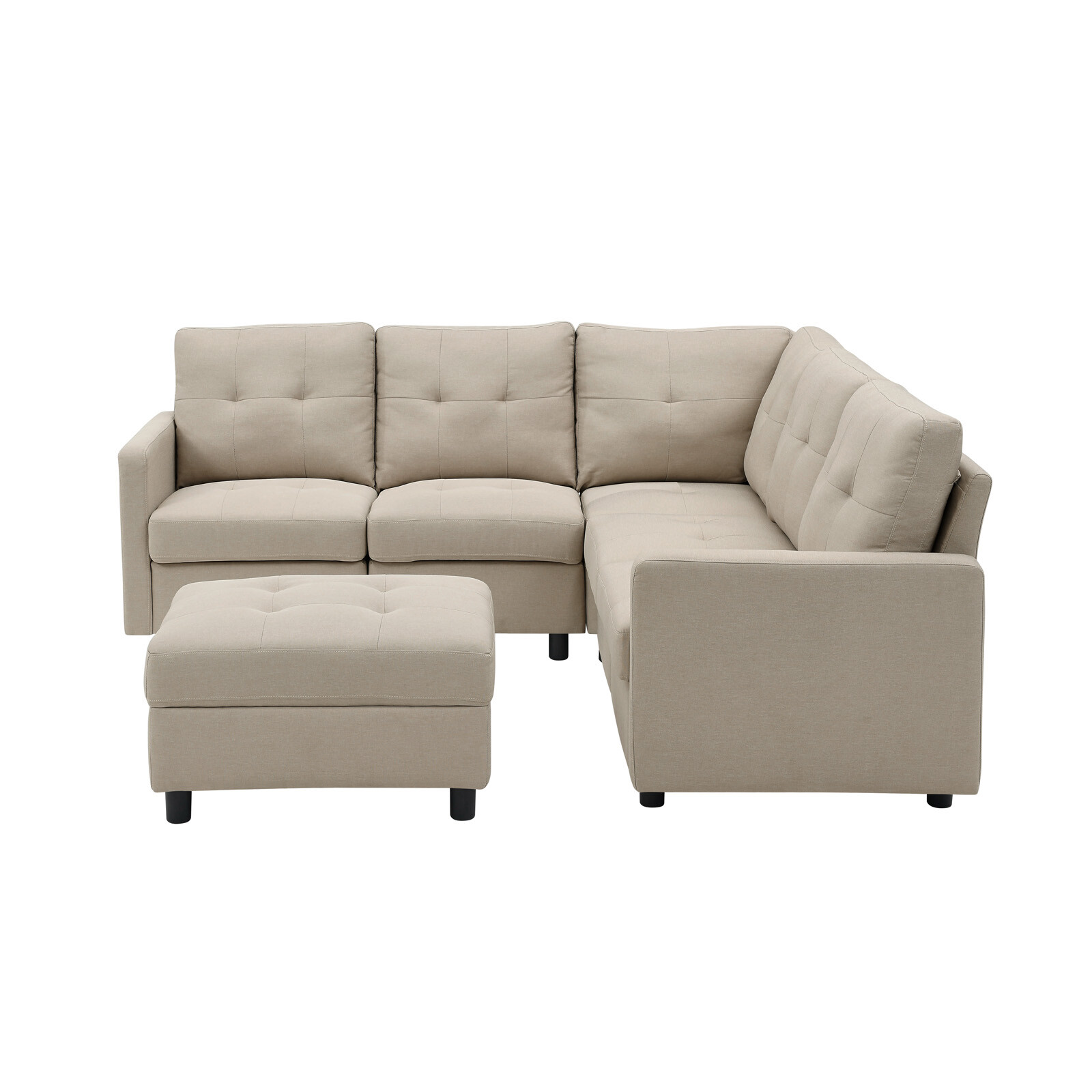 Modern Modular Sectional Sofa Living Room Furniture Set Casual DIY Couch