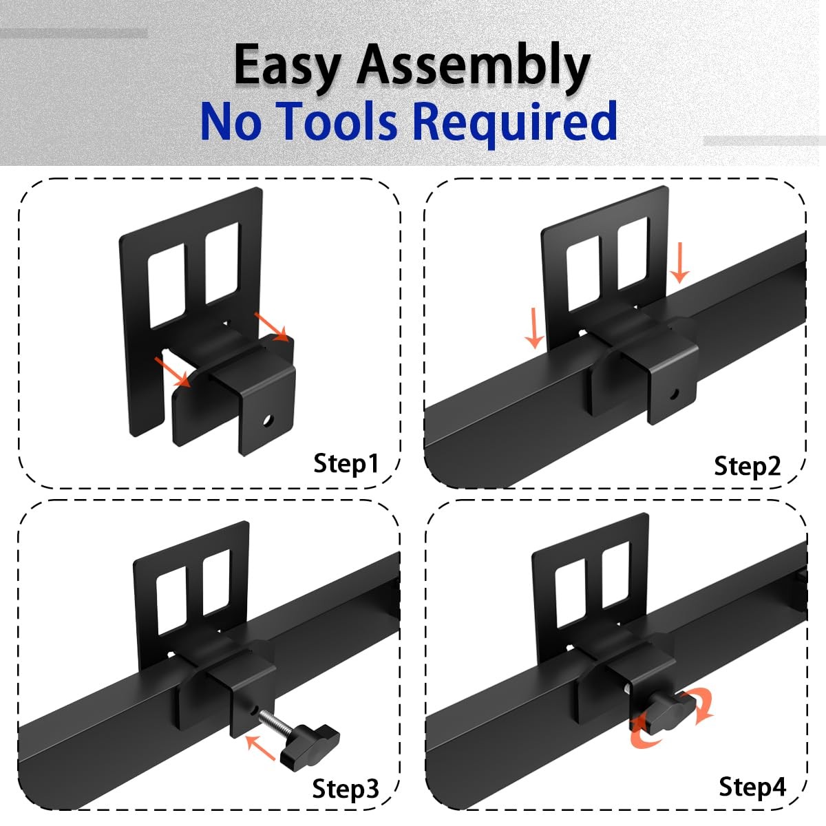 Mattress Gaskets for Metal Bed Frame, 6 Pcs,Non-Slip Mattress Gripper/Slide-Stop