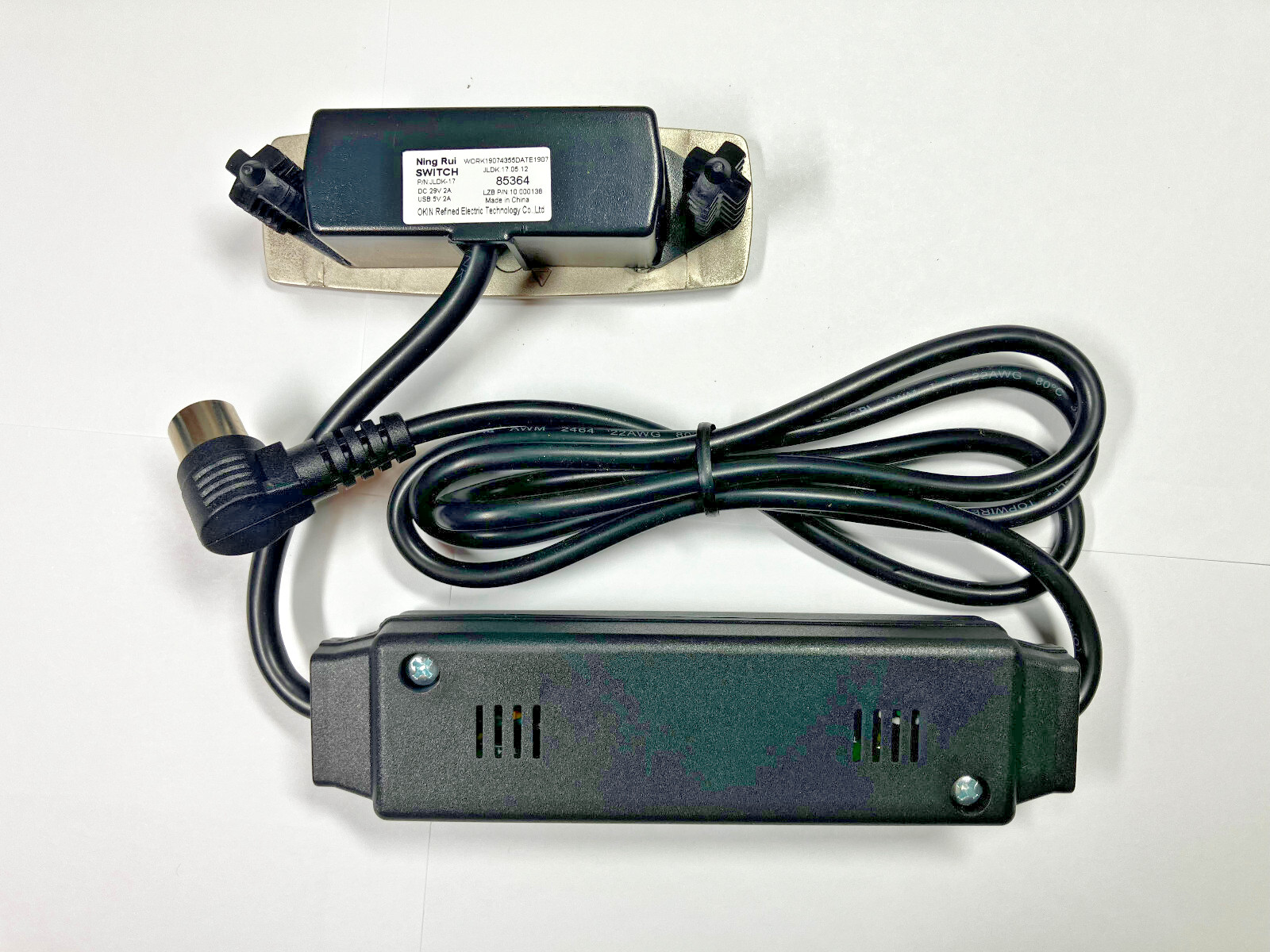 Lazboy Okin Lazy Recliner 2 Buttons Switch W/USB Port LZB 10.000281.0001 Lazyboy