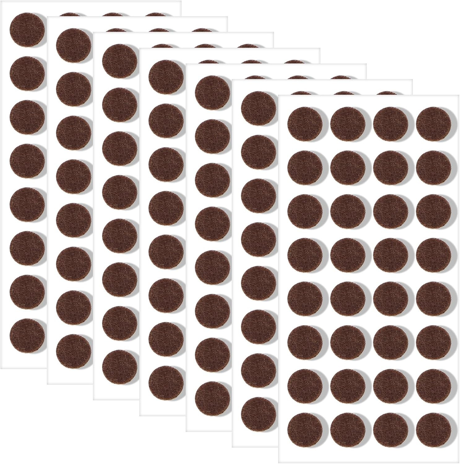 Small 3/8″ Felt Pads for Cabinet Door Bumpers, 224PCS Self Adhesive Thick Bum…