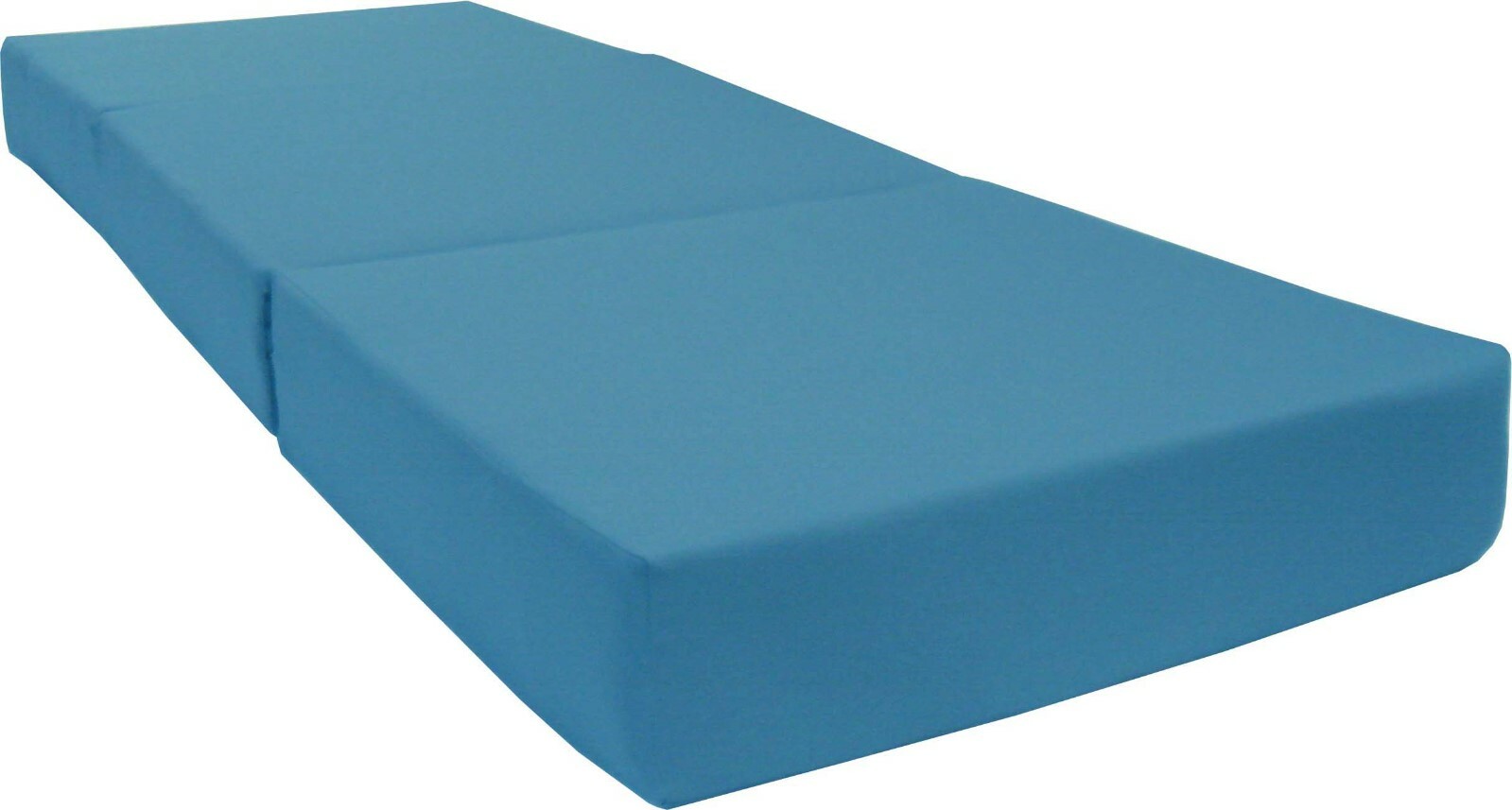 Shikibuton Trifold Foam Beds 1.8 lbs Density, Folding Mattress 6x27x75 Turquoise
