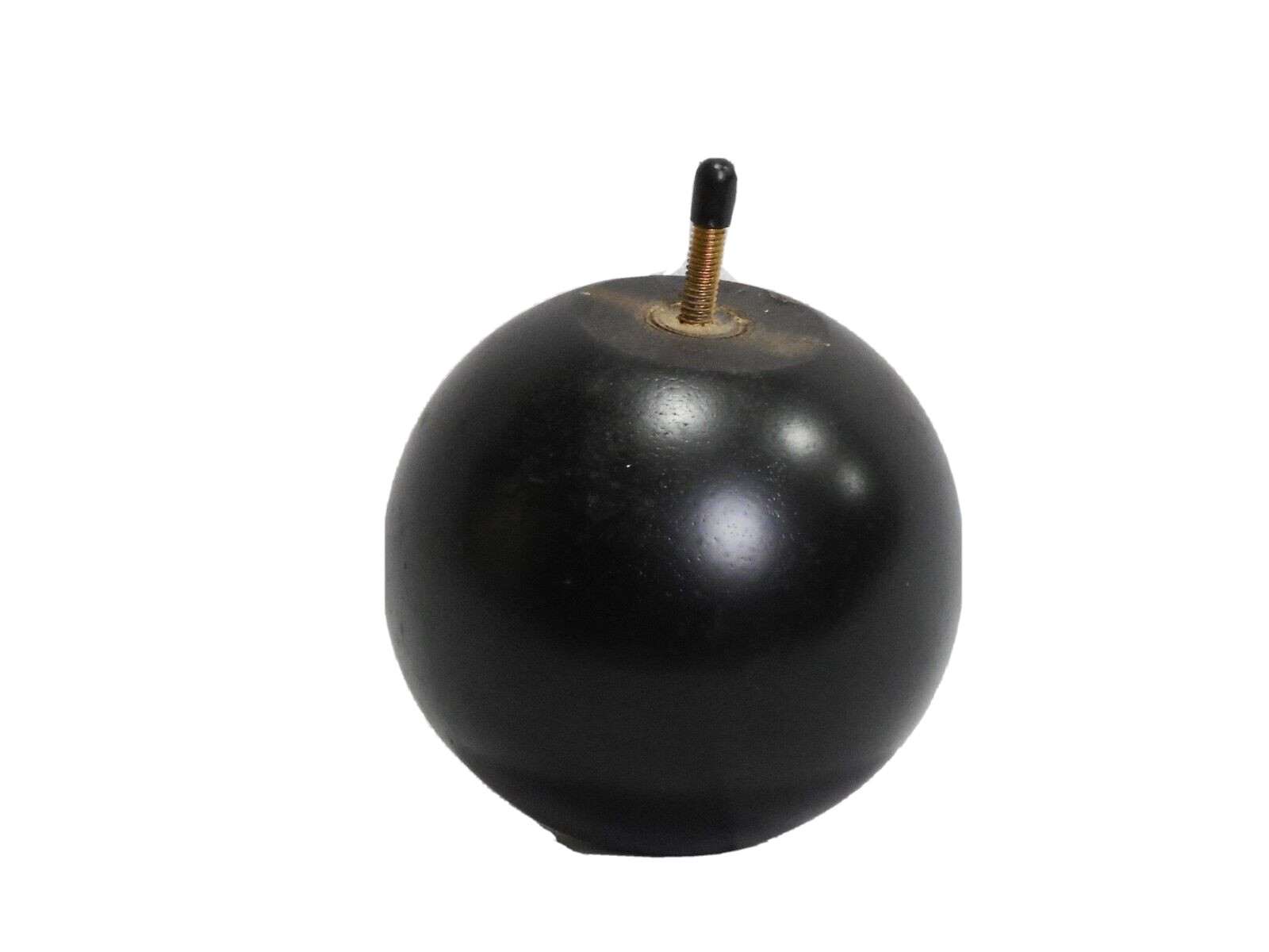 4 1/2″ Black Ball Wood Furniture Leg / AF4500 / 5/16″ Hanger Bolt / Set of 4