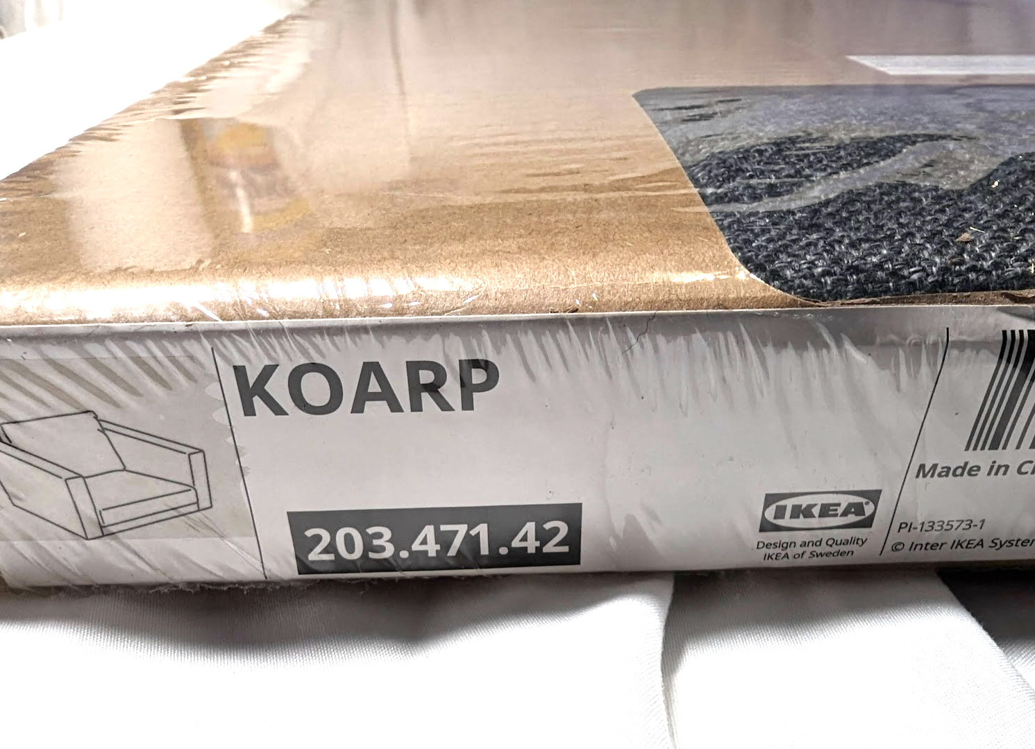Ikea KOARP Armchair / Chair Cover Slipcover GUNNARED MEDIUM GRAY New in Box!