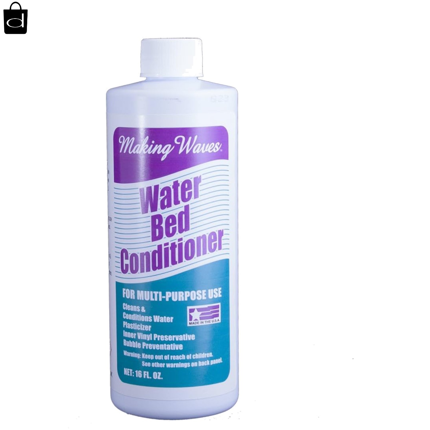 Making Waves Waterbed Conditioner – 16 Fl Oz Plasticizer & Bubble Preventive