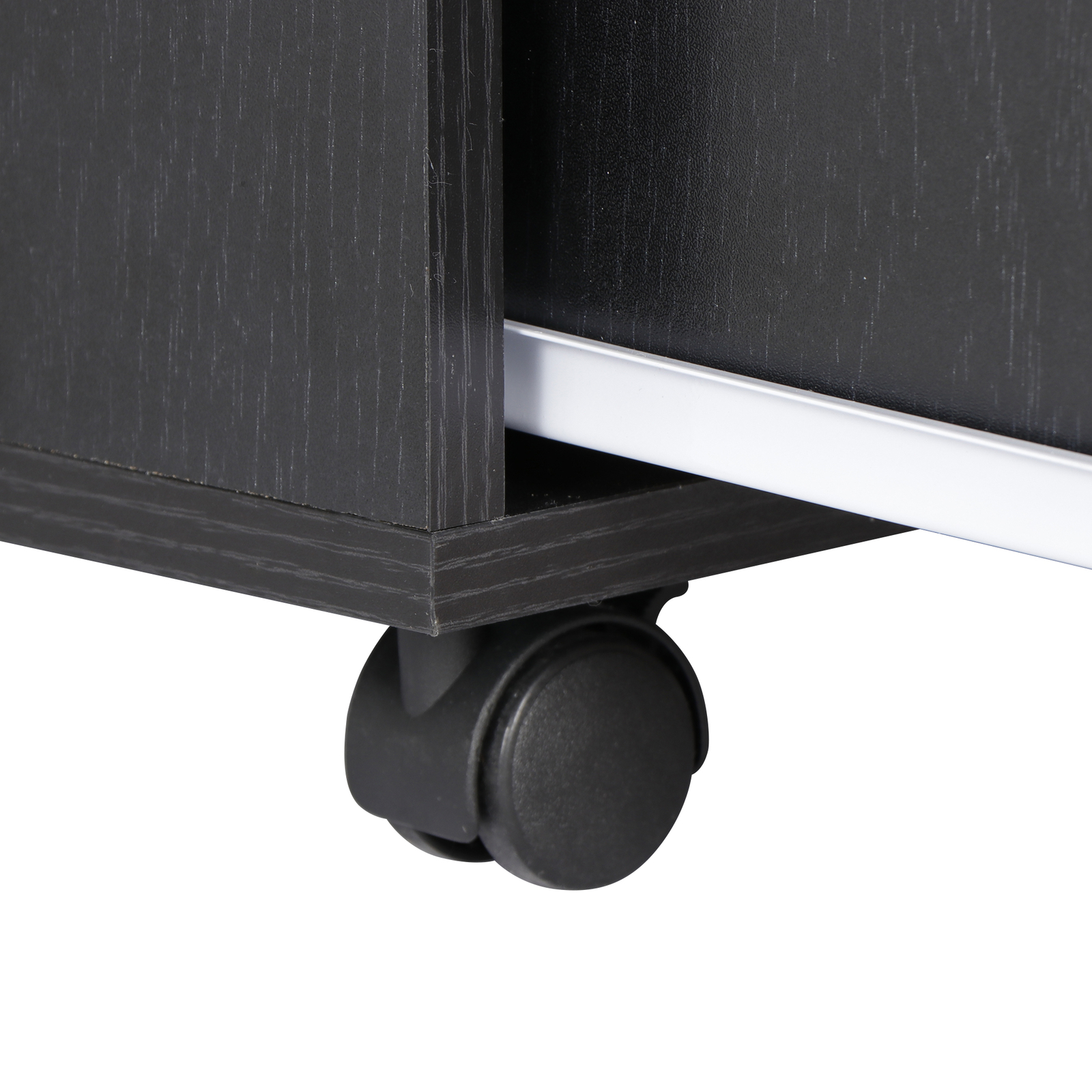 5 Drawers MDF Dresser Storage Tower Closet Organizer Unit Home Decor Black
