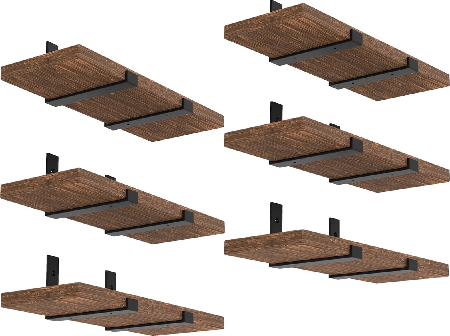 Shelf Bracket 10-Inch Heavy Duty J Shape Metal 160 Lb Load Capacity – Wall