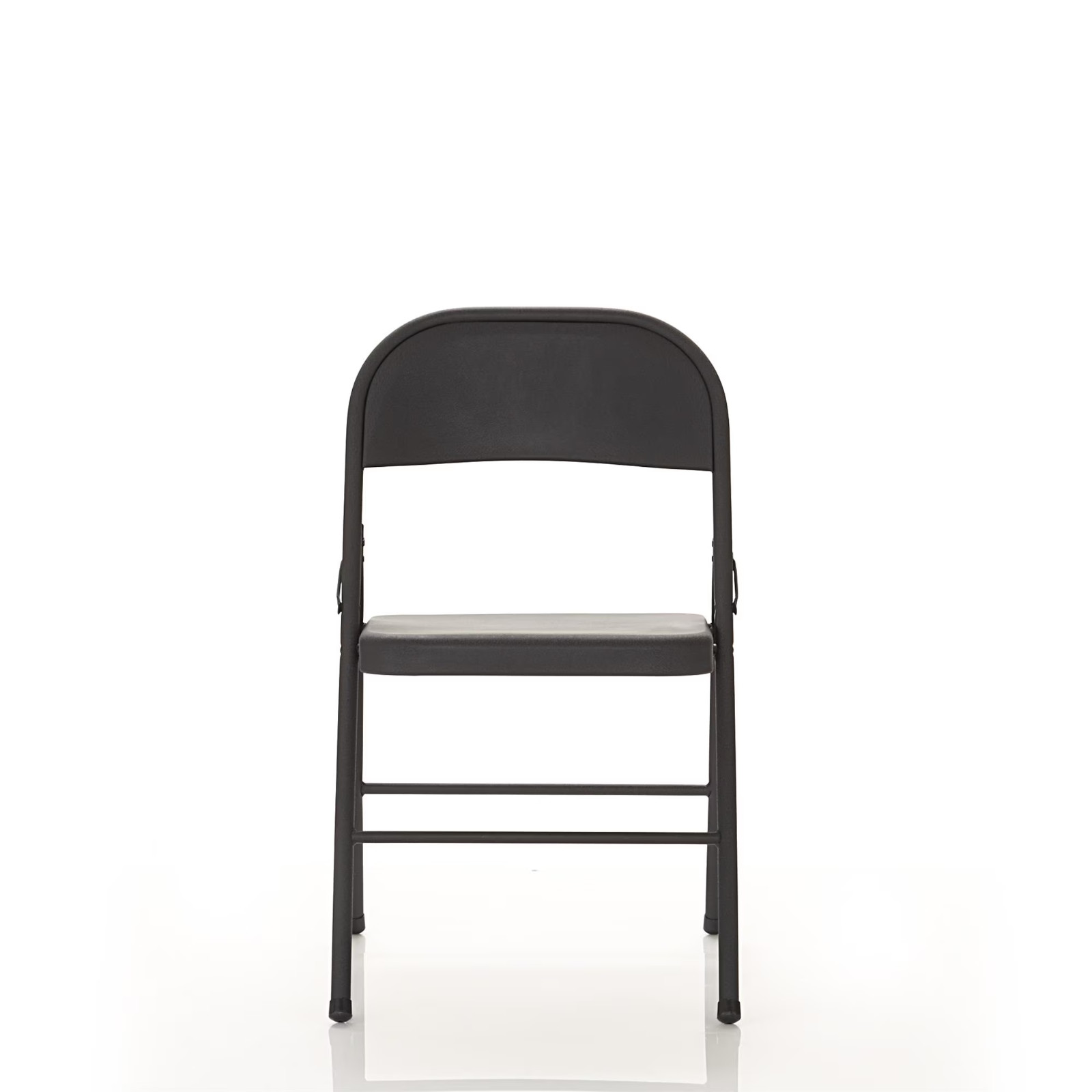 Mainstays All-Steel Metal Folding Chair, Black (Set of 4)