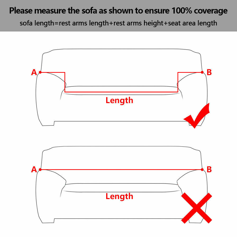 Waterproof Reversible Chair Sofa Cover Couch Slipcover Pet Kids Protector Mat