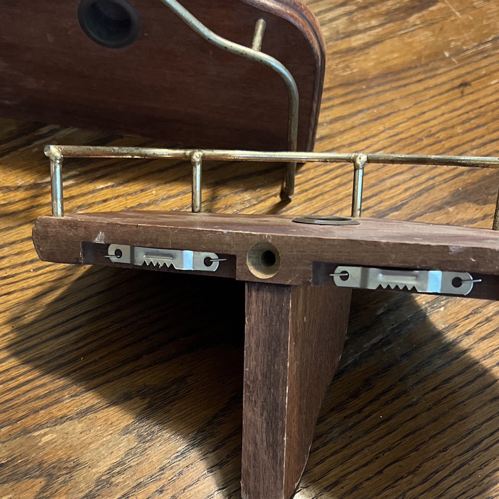 Vintage Set of 2 Triangle Corner Wall candle holder