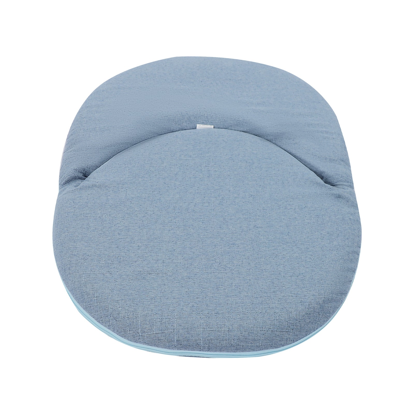 Folding Floor Chair,Blue Floor Cushion, Adjustable Floor Seat with Back Support
