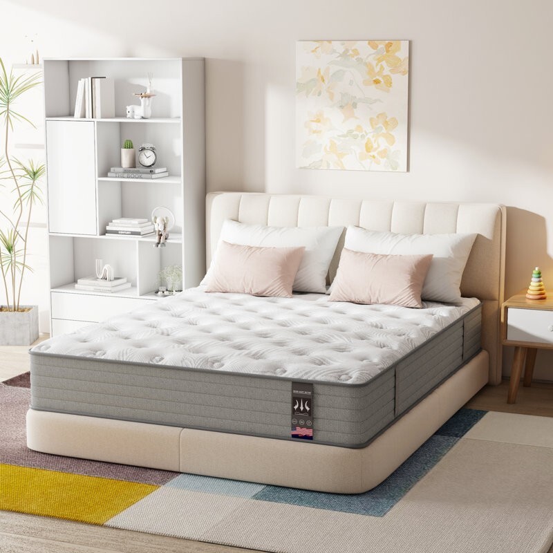 12″ 14″ Mattress Gel Memory Foam Full Queen King Hybrid Spring Mattress in a Box