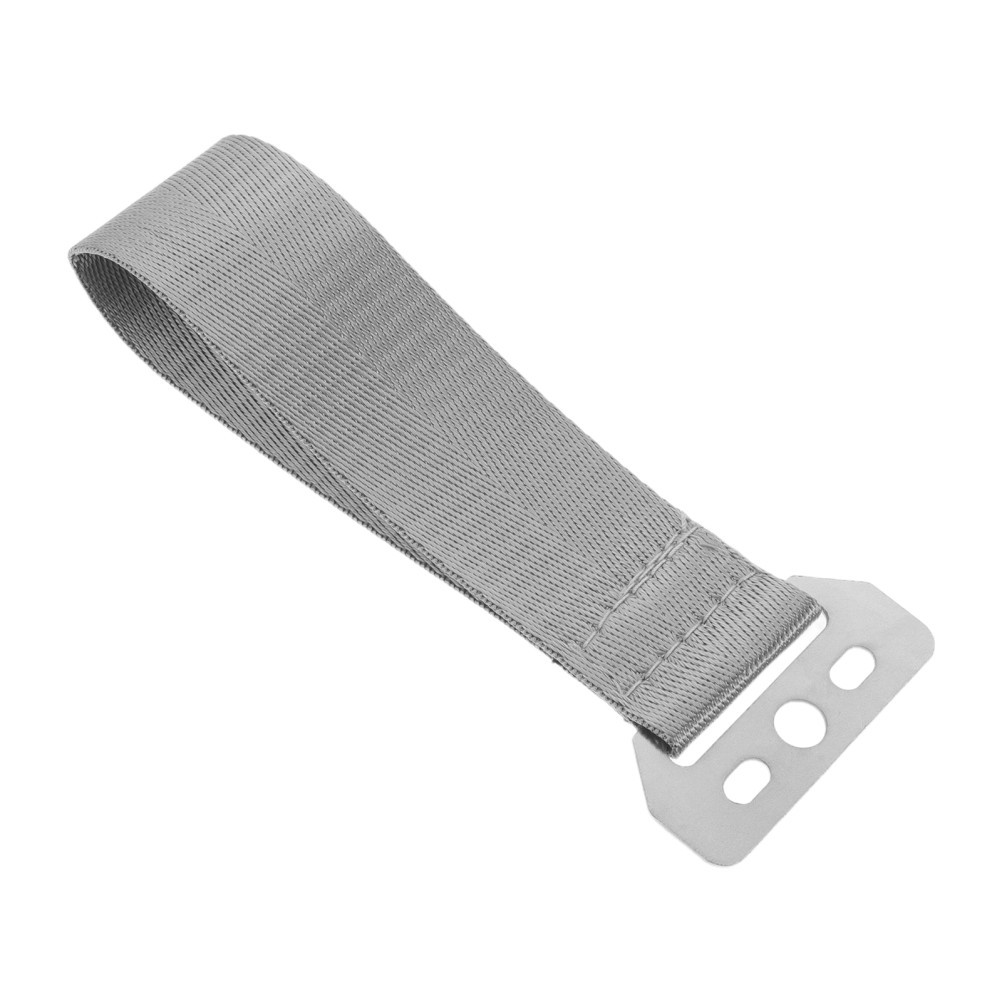 Grey Bed Pull Tab Strap with Non Slip Design for Stable Support on Storage Beds