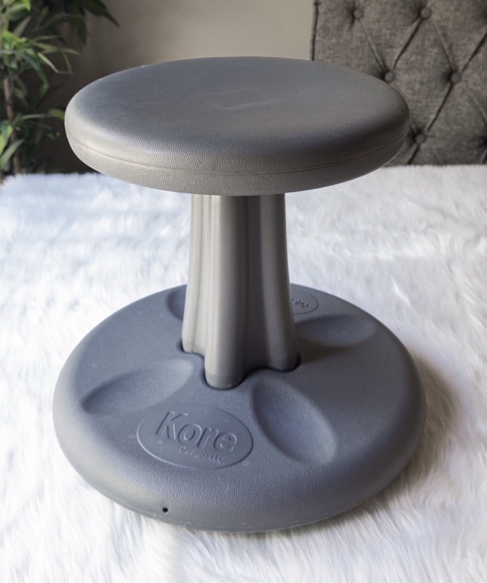 Wobble Stool by Kore Design LLC Gray 10” Toddler ADD/ADHD Classroom Chair