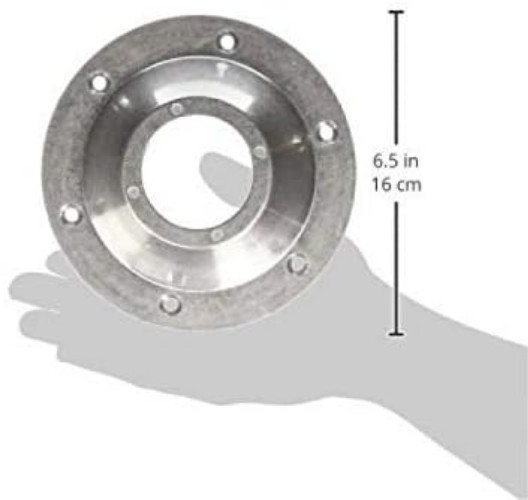 Standard Round Aluminum Table Base – Durable Chrome Finish, No Assembly Required