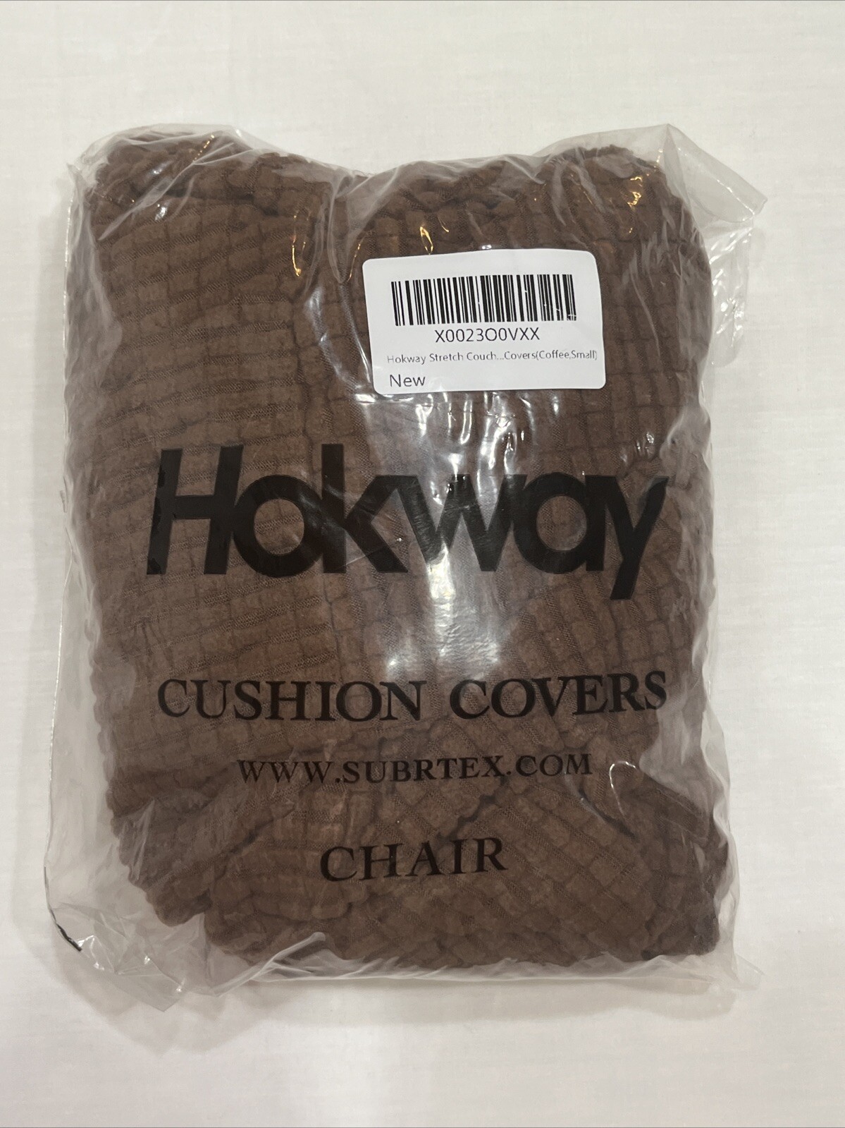 Hokway Chair Cushion Cover Coffee Brown Small Stretchy Cushion See Pics/Descript