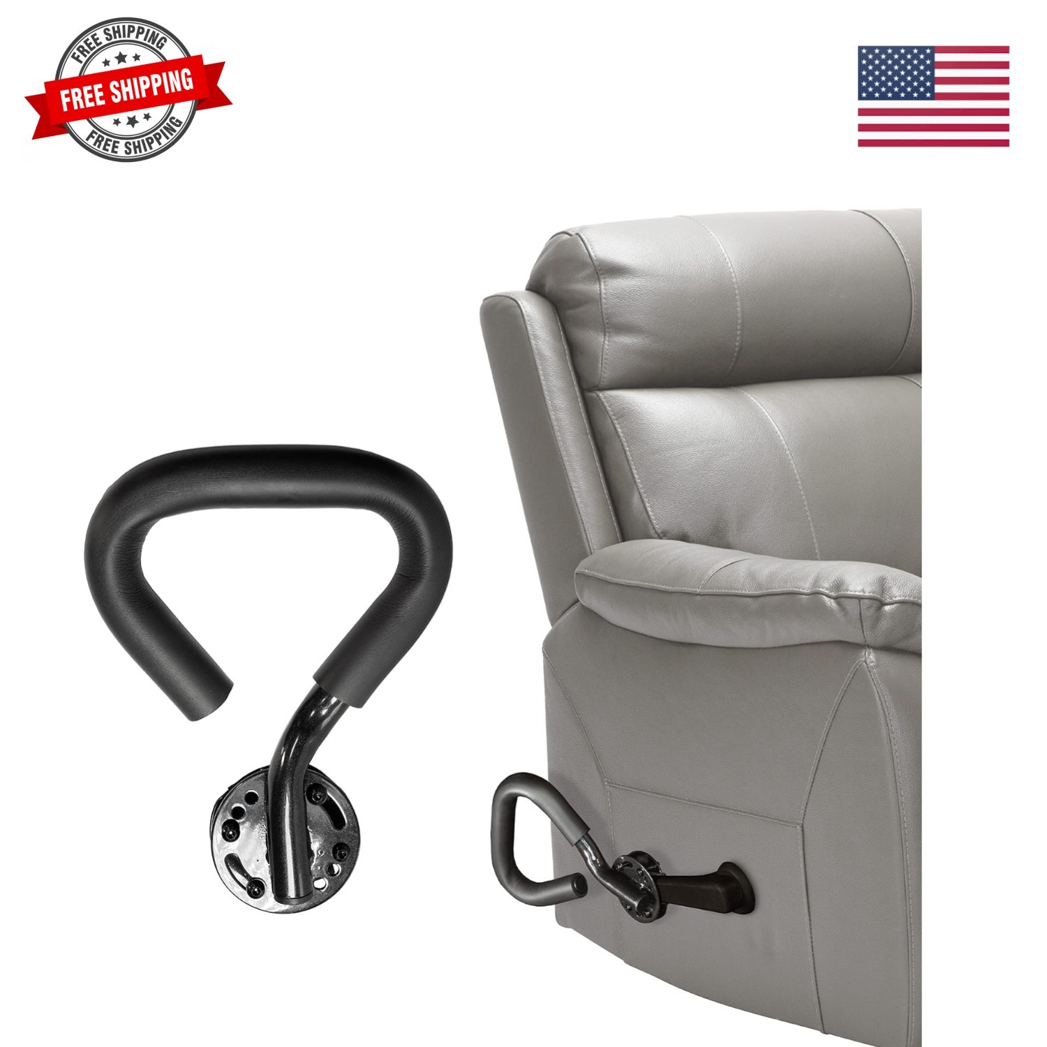 Recliner Lever Extender Plus, Oversized Padded Grip Handle for Easy Chairs, E…