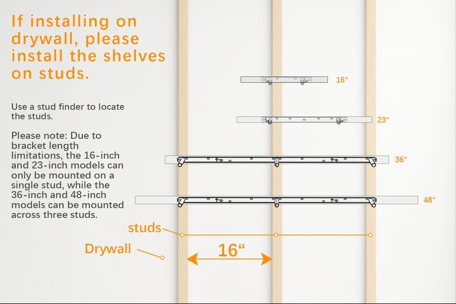 Floating Shelves for Wall, 22.5 inches Black Wall Shelves for Bathroom, Bedro…