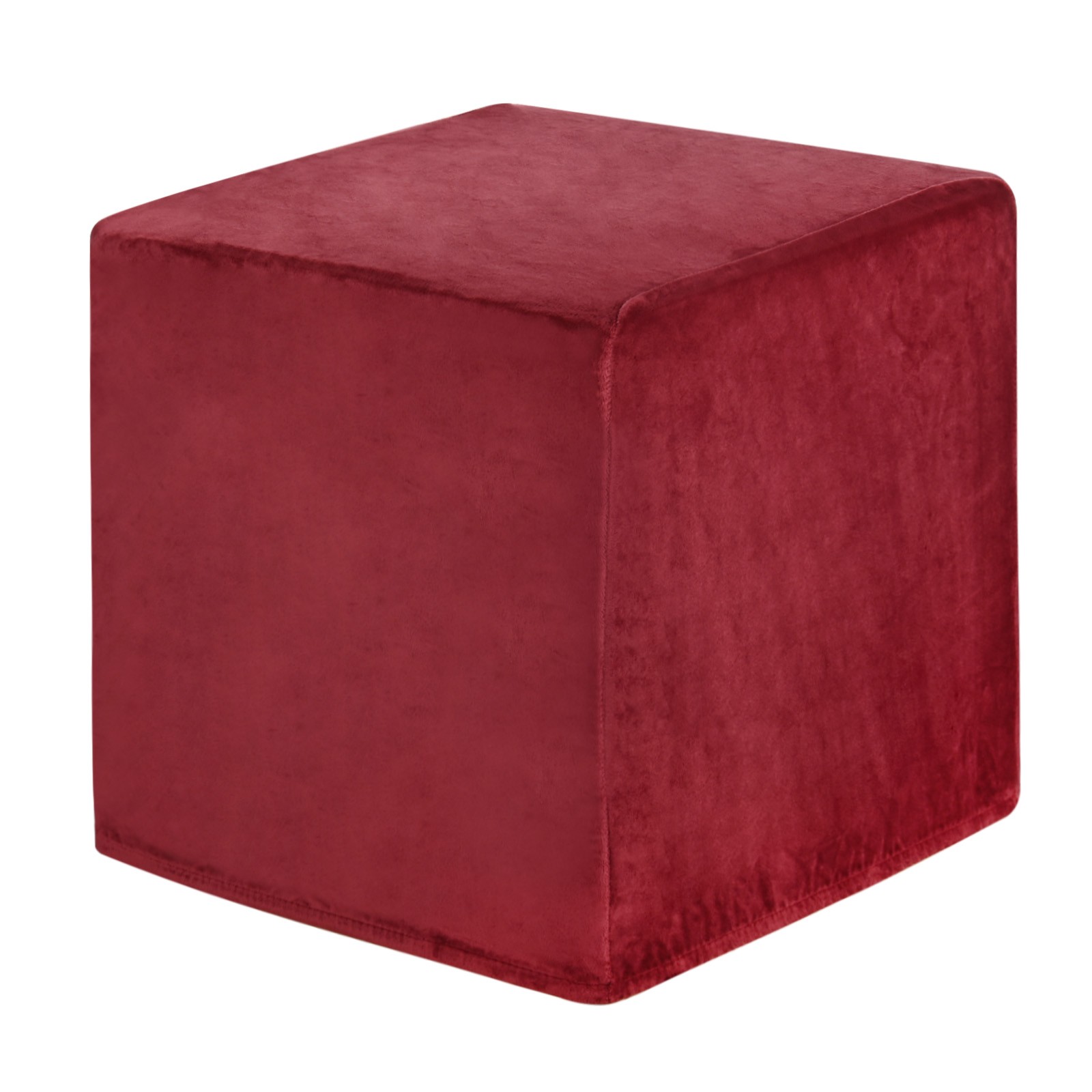 1-Pack 13″x13″x15″ Stretch Square Ottoman covers Footstool Protector Wine