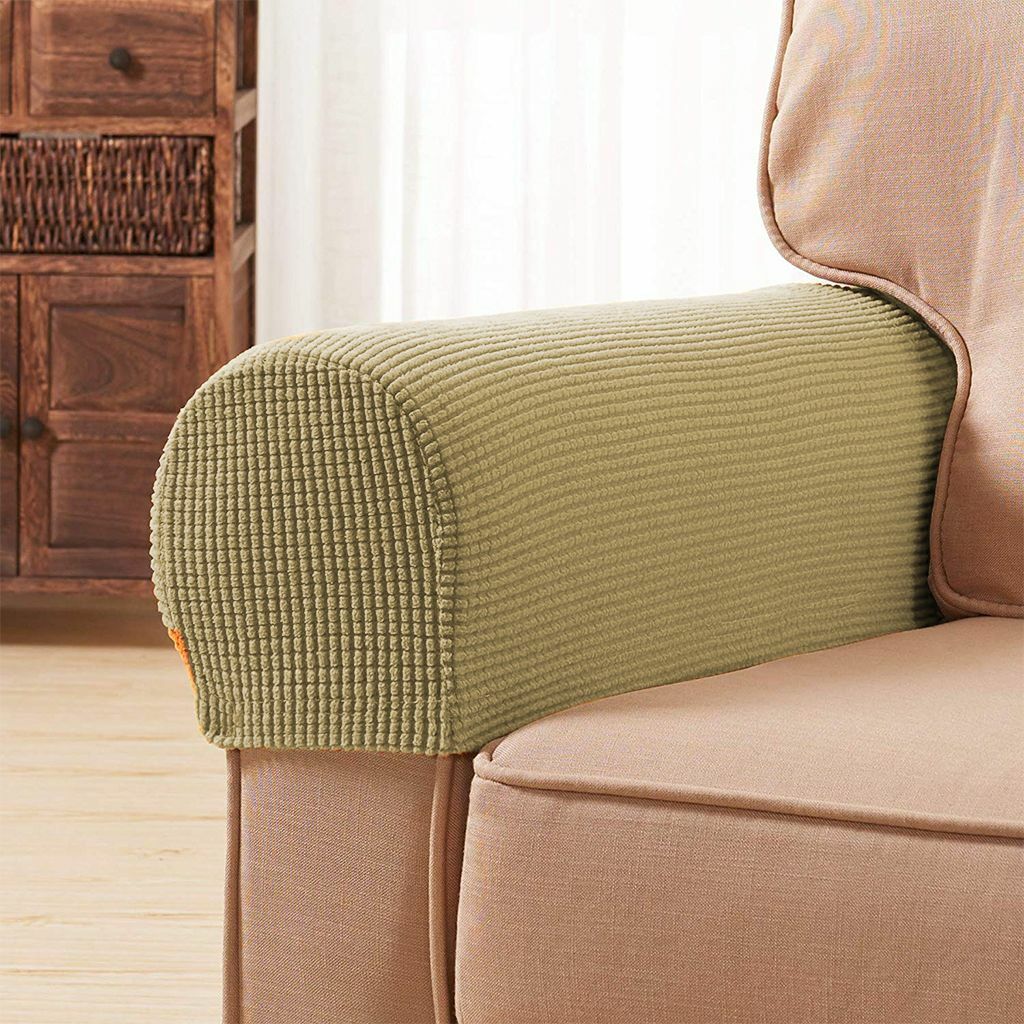 Removable 2pack Arm Chair Protector Sofa Armchair Covers Armrest Stretch Couch