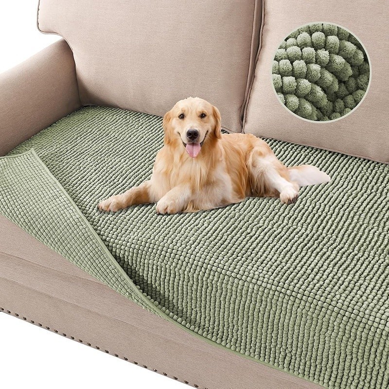 Super Soft Chenille Sofa Cover Protector Microfiber Pet Friendly Easy Care New
