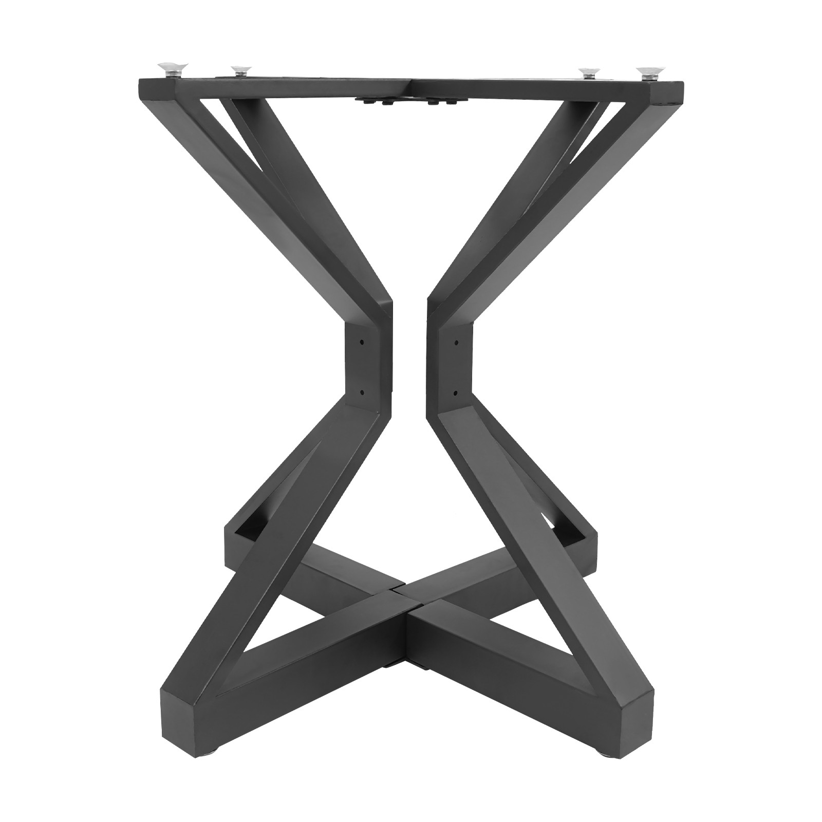 27.6in Metal Table Leg Dining Table Base with Suction Cups & Pre-Drilled Holes