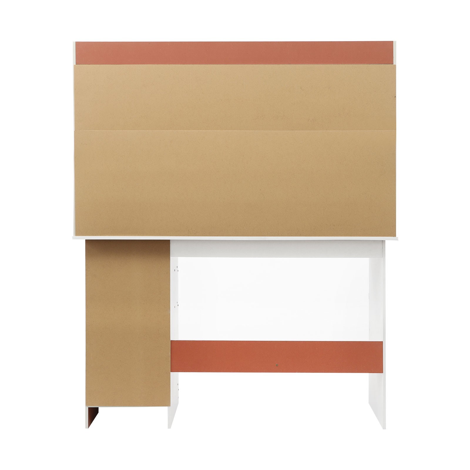 Computer Desk with Bookshelf, 2 Drawers & Cabinet Home Office Workstation 47.2in