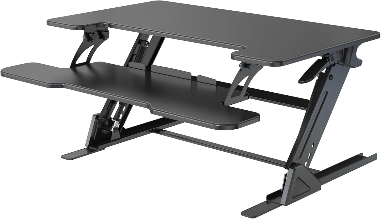 Standing Desk Converter 36 X 24 Inches – Height Adjustable Sit to Stand Riser wi