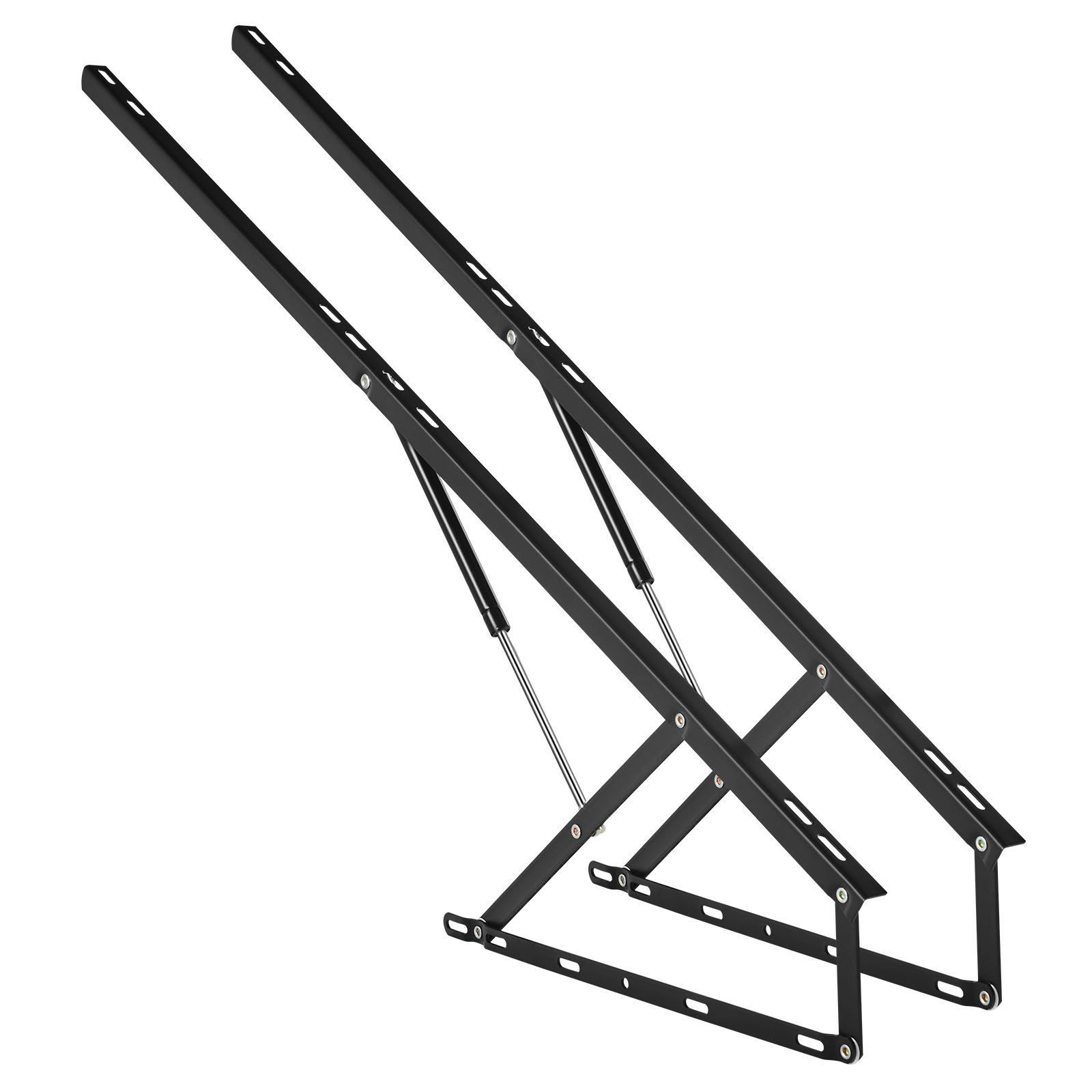 59x79in Heavy-Duty Bed Storage Lift 309lb Pneumatic Lever System