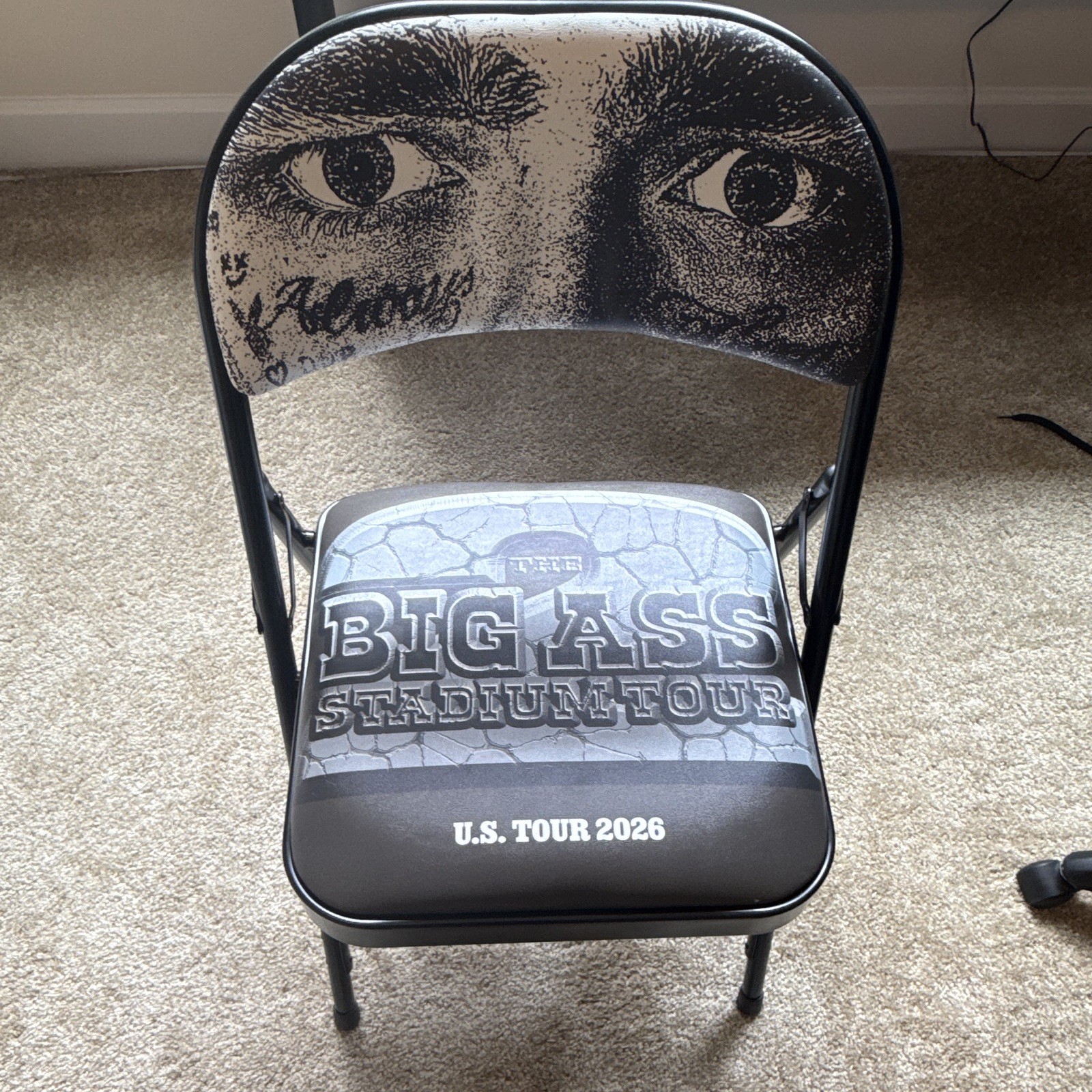 Post Malone V.I.P The Big Ass Stadium Tour 2 folding chair
