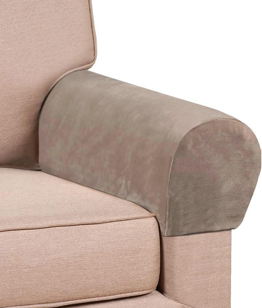 Soft Sofa Armrest Covers Skin-Friendly Stretch Polyester Armrest Covers