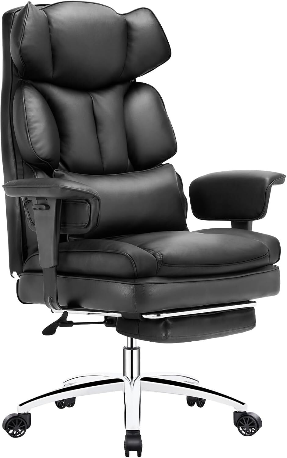 Adjustable Executive Reclining Office Desk Chair Ergonomic with Lumbar Support