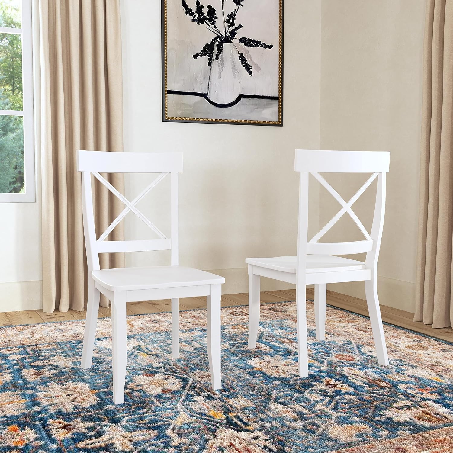 Warwick Off-White Dining Chair Pair