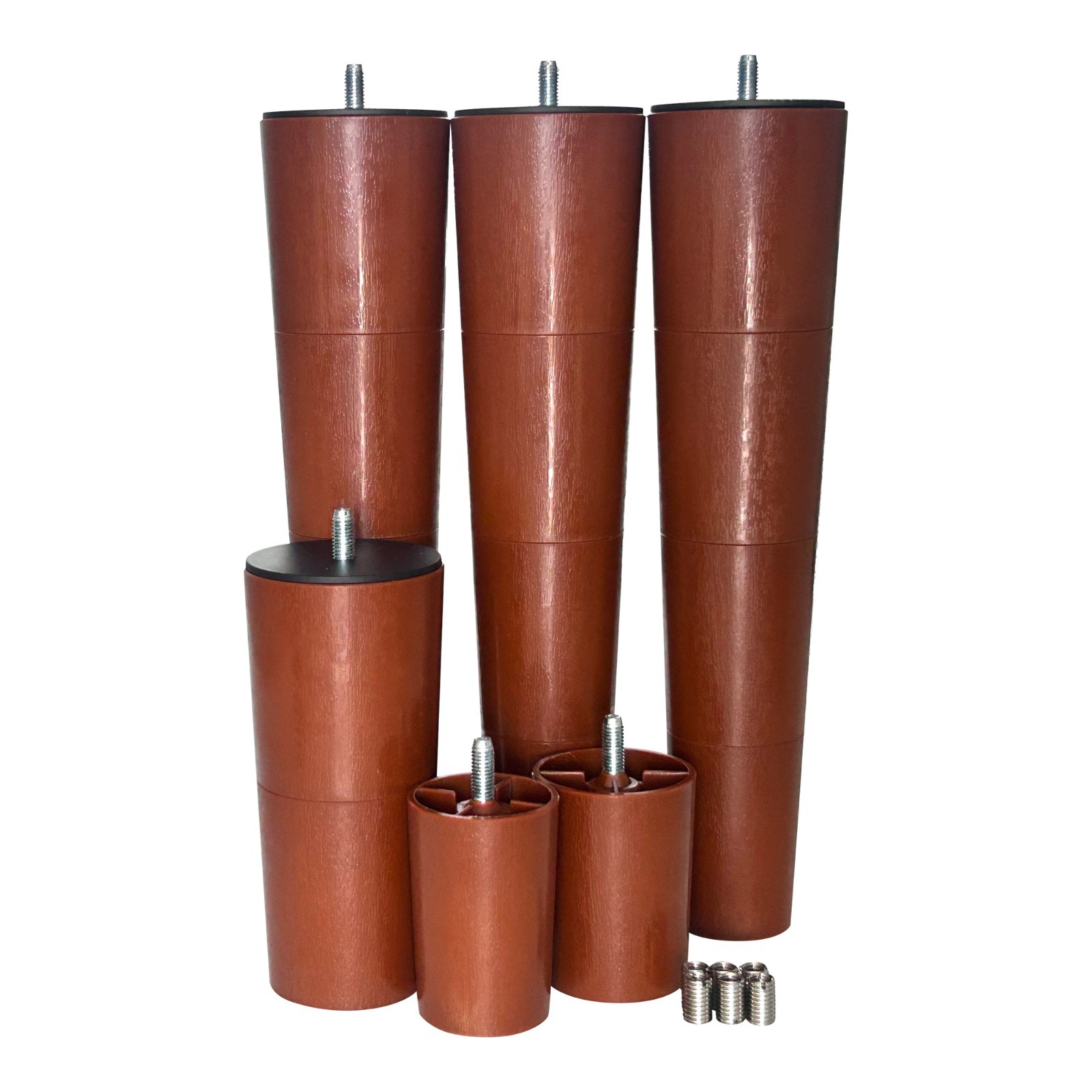 12 Inch 4 Pcs Adjustable Bed Base Frame Legs Sofa Furniture Foot M8 M10 Thread