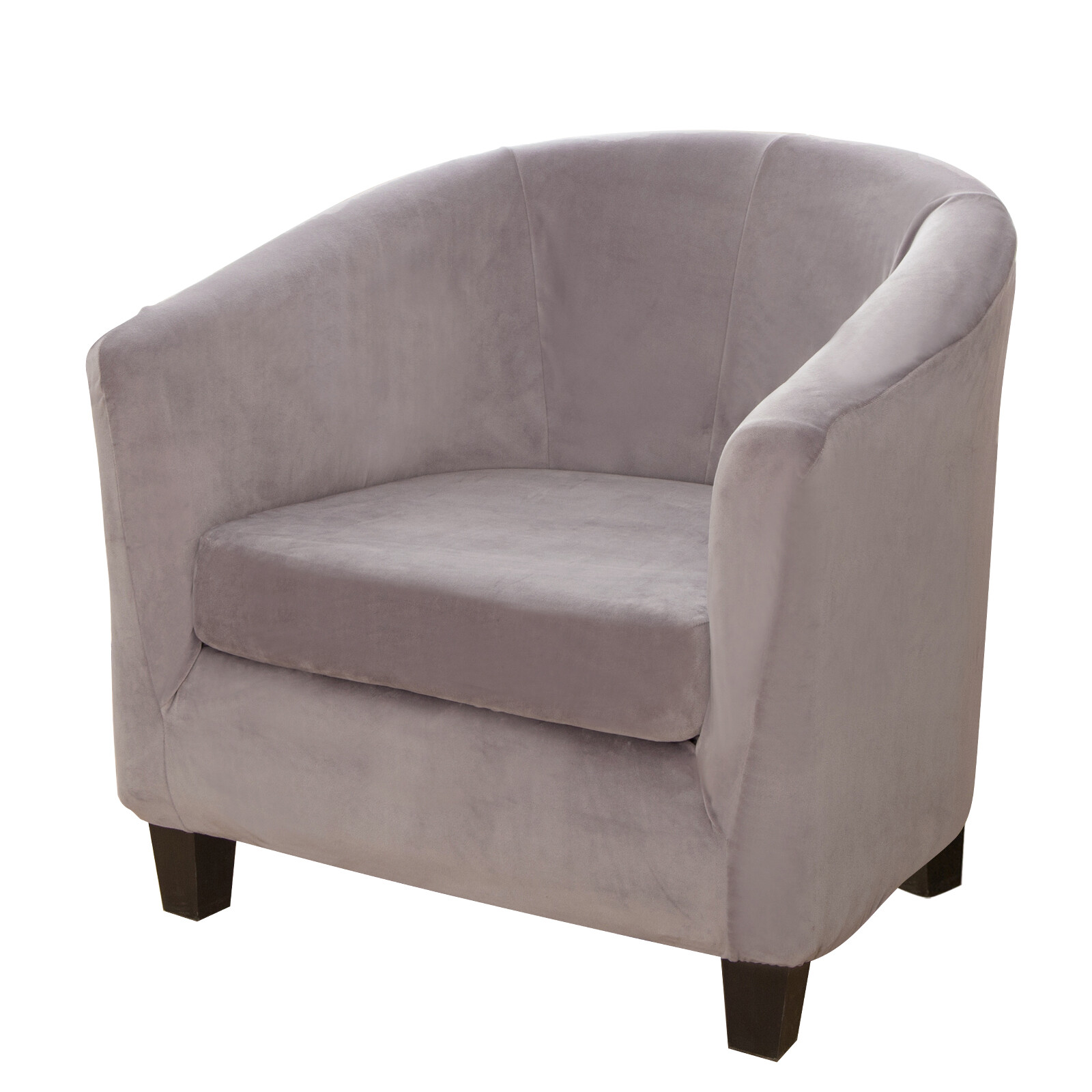 Stretch Tub Chair Cover Set Soft Slipcover for Club Armchair Barrel Swivel Chair