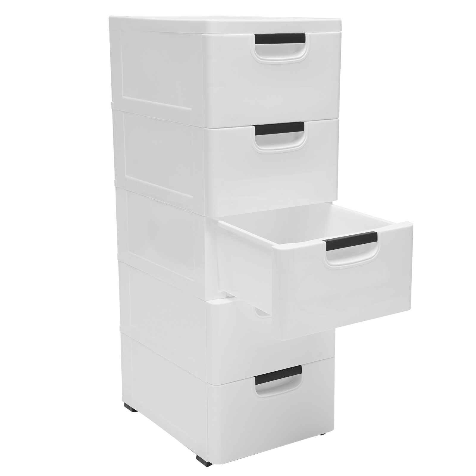 Plastic Drawers Dresser with 5 Drawers 15.75 x 11.81 x 33.07inches Cabinet