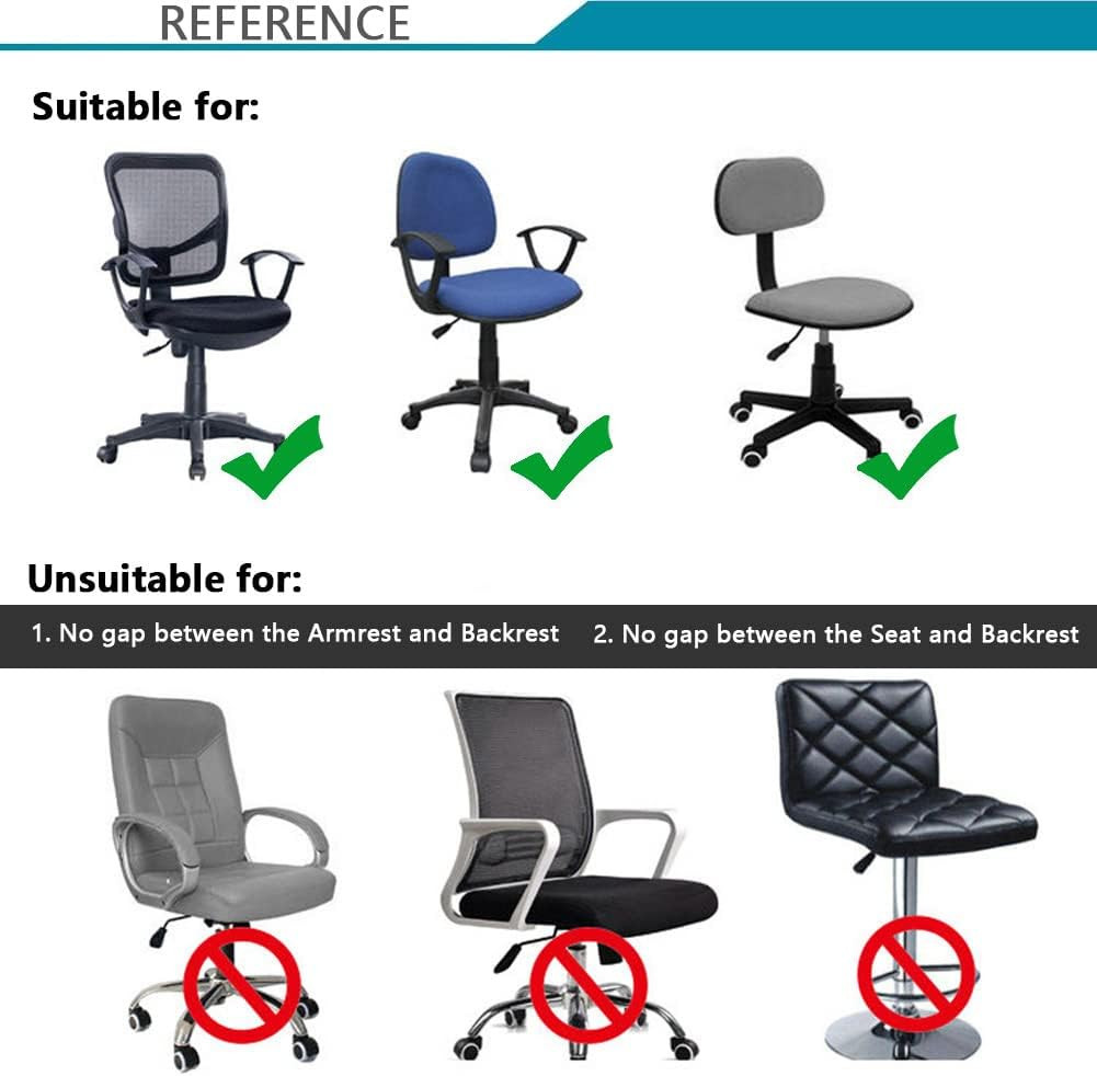 Computer Office Chair Covers, Protective & Stretchable Universal Chair Cover, St