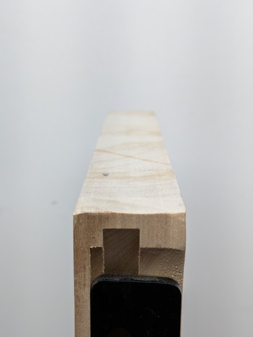 36 in X 10 in x 1.5 in Unfinished Natural Birch Floating Decorative Wall Shelf