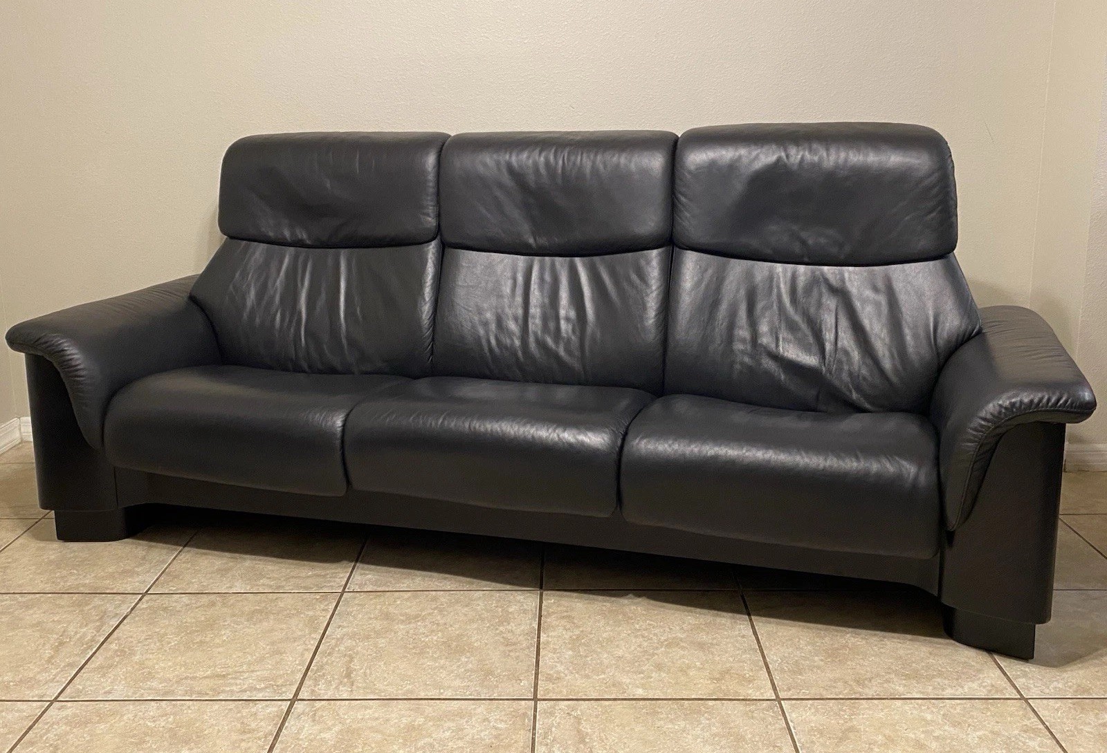 Ekornes Stressless Leather Paradise Sofa Recliner Couch Luxury Norway Furniture