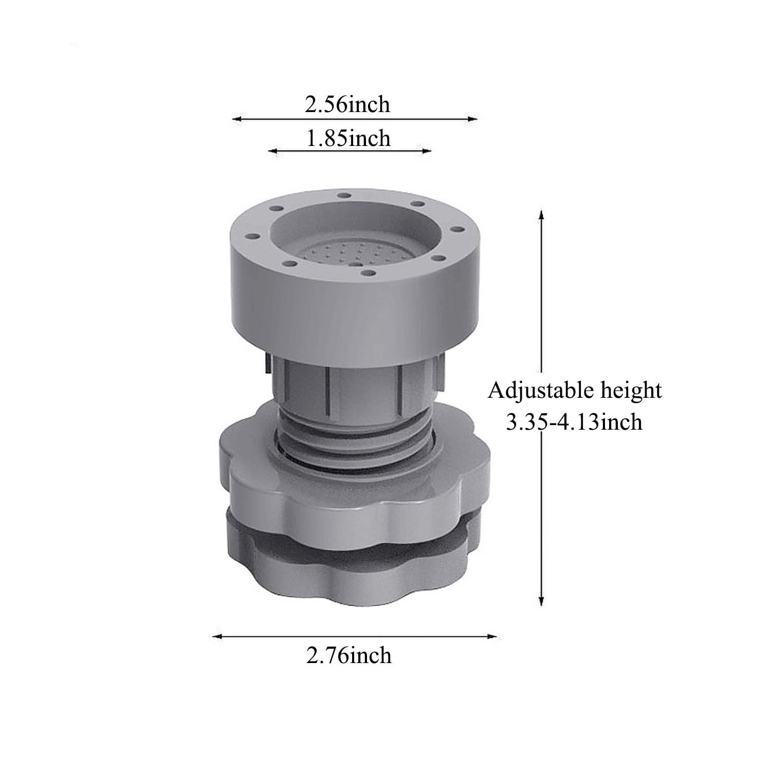 4 Pack Washing Machine Leveling Feet，adjustable Furniture Risers，I