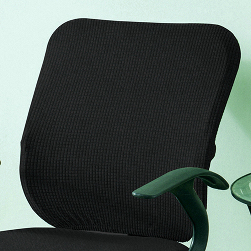 Solid Color Stretchy Waterproof Chair Back Covers Office Seat Back Slipcover New
