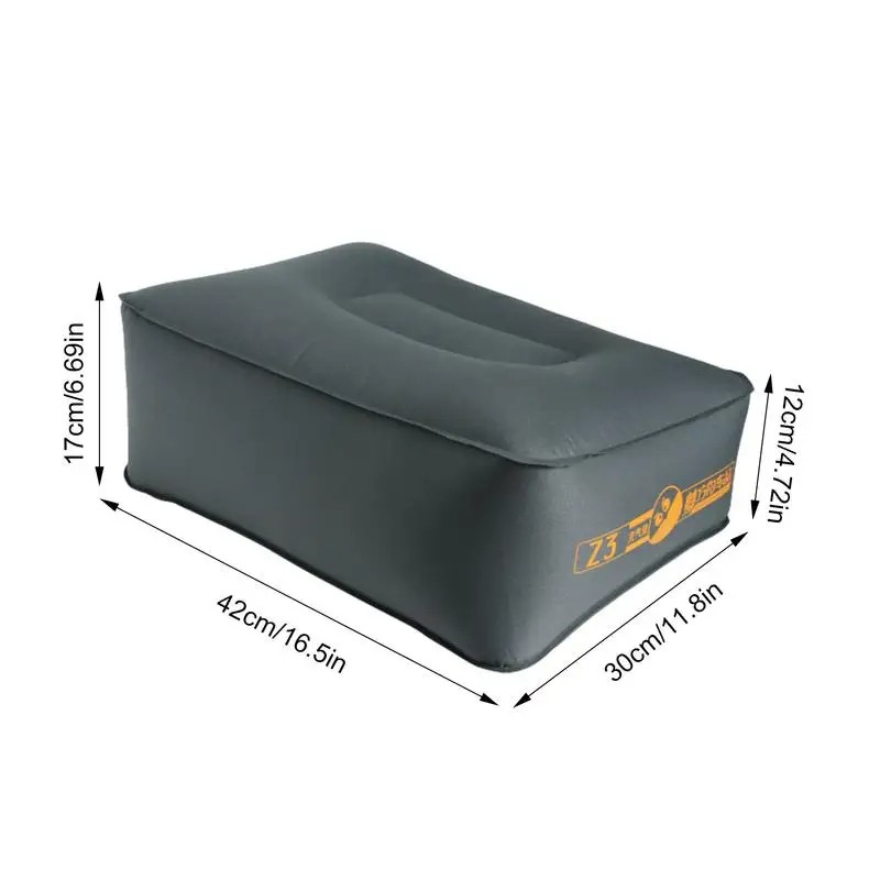 Inflatable Car Air Mattress Front Slope Pad Back Seat Gap Pad For Camping Travel